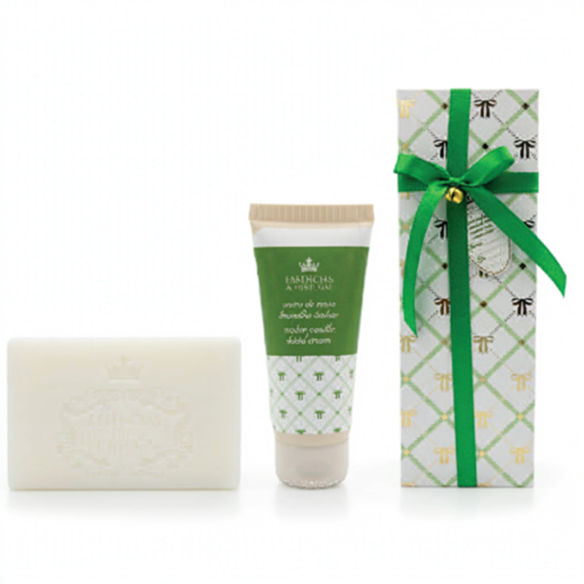 Geschenkset Duftseife + Handcreme Vanille Amber  Essências de Portugal Packung Inhalt