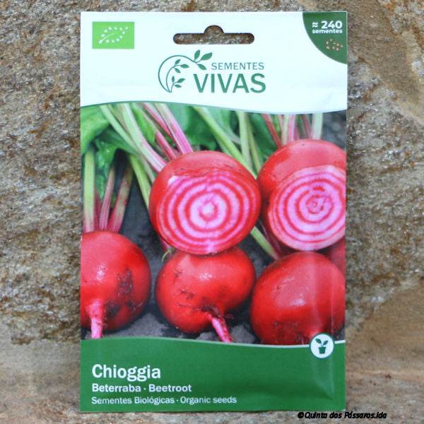 Graines de betterave Chioggia / Sementes de beterraba chioggia, biologiques, unidade