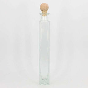 Flasche Verona schmal mit Holzkugel