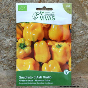 Paprika Quadrato d'Asti Giallo Saatgut 